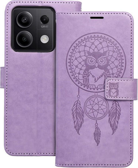 Mezzo Book Σιλικόνης Μωβ (Redmi Note 13 5G)