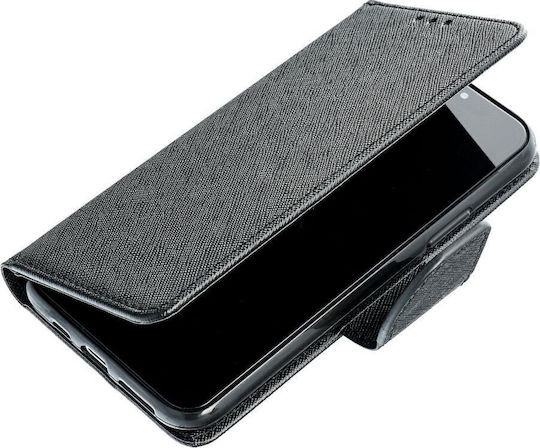 Brieftasche Silikon / Leder Schwarz (Xiaomi Redmi 13C)