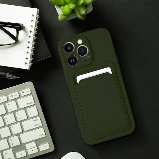 Forcell Card Задна корица Силикон Зелен (Redmi Note 12 5G)