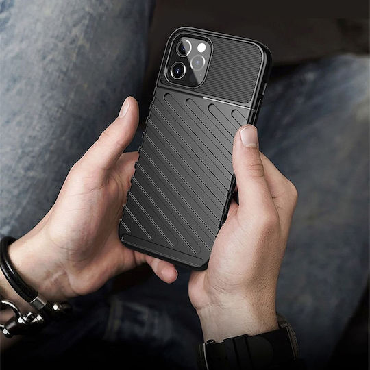 Thunder Back Cover Σιλικόνης Μαύρο (XIAOMI Redmi NOTE 12SC)