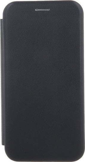Forcell Smart Diva Book Σιλικόνης Μαύρο (Redmi Note 9S / 9 Pro / 9 Pro Max)