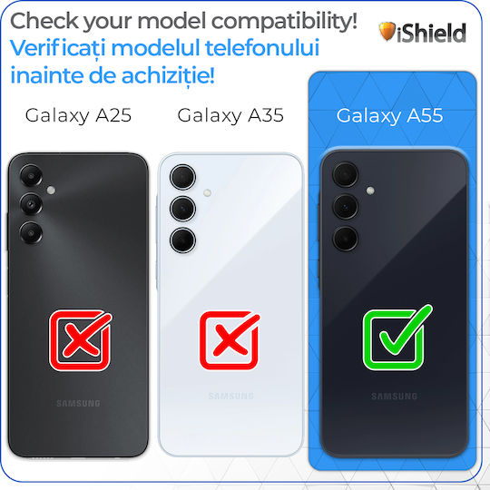 Case Samsung Galaxy A16 Hybrid Armor Dual Shockproof Rotating Ring Holder Stand Function Compatible Magnetic Car Mount Nitro Ishield Black