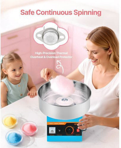 Vevor Candy Floss Maker 12cm Blue