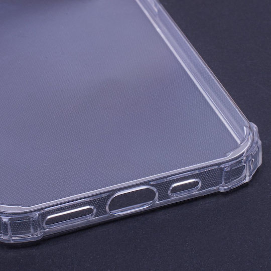 Back Cover Silicone 1.5mm Set with Glass Transparent (Xiaomi Redmi 13C)