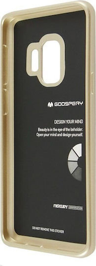 Mercury iJelly Back Cover Silicone Gold (Galaxy S9)