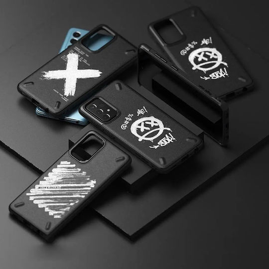 Ringke Onyx Design Durable TPU Back Cover Πλαστικό Μαύρο (Galaxy A72)