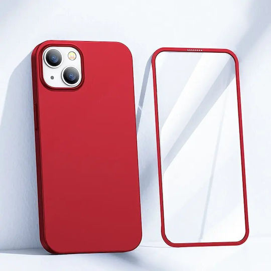 Joyroom 360 Full Cover Πλαστικό 0.76mm Κόκκινο (iPhone 13)