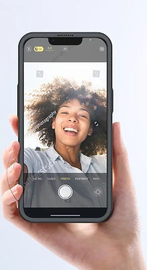 Joyroom С пълно покритие (360°) Пластмаса 0.76мм Черен (iPhone 13 Pro Max)