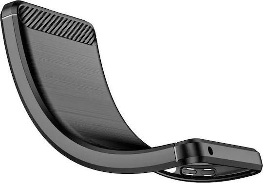 Hurtel Carbon Back Cover Σιλικόνης Μαύρο (Galaxy A03s)