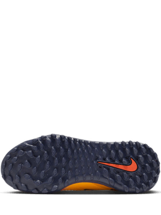 Phantom 6 Low Academy Erling Haaland TF Kids Soccer Shoes with Turf Laser Orange / Blue Void / Lemon Venom