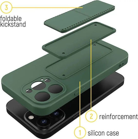 Wozinsky Kickstand Back Cover Σιλικόνης Navy Blue (Poco M4 Pro 5G / Redmi Note 11s 5G)