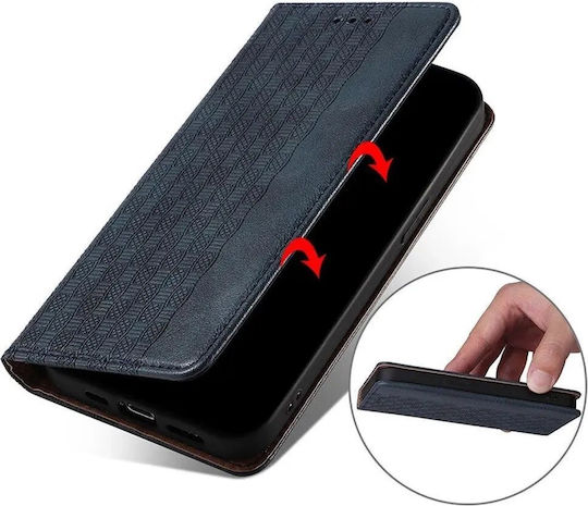 Hurtel Magnet Wallet Δερματίνης Μπλε (Galaxy A12)