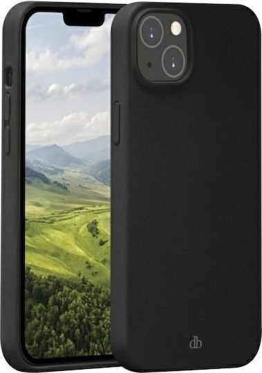 dbramante1928 Greenland Back Cover Σιλικόνης Μαύρο (iPhone 14)
