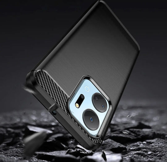 Hurtel Задна корица Силикон Черен (Honor Play 40 Plus / Honor X7a)