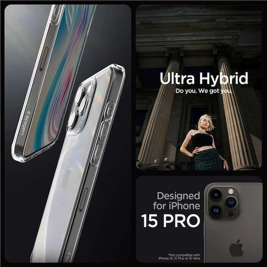 Spigen Mag Armor Back Cover Σιλικόνης Matte Black (iPhone 15 Pro)