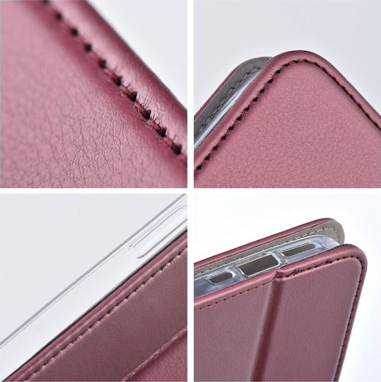 Smart Book Metalic Burgundy (Huawei Nova 12i)