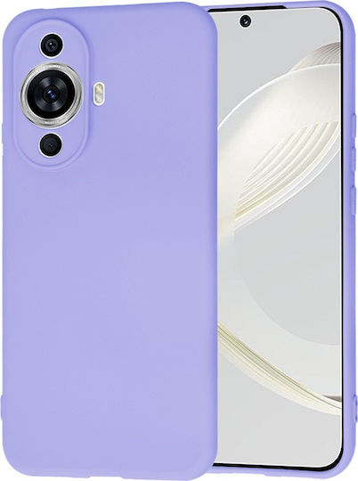 Techsuit Umschlag Rückseite Silikon Lila (Huawei Nova 11 / 12s)