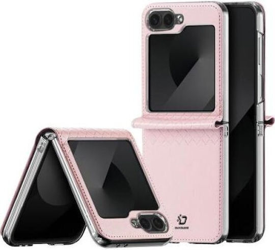 Dux Ducis Back Cover Synthetic Leather Pink for Galaxy Z Flip6