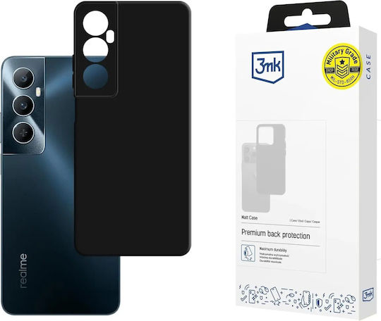 3MK Matt Back Cover Silicone 1.2mm Black (Realme C65)