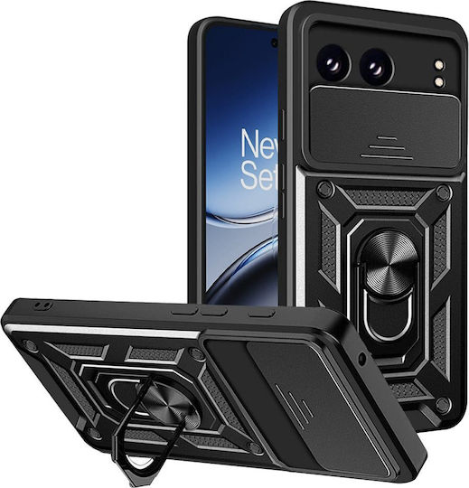 Techsuit Camshield Back Cover Plastic / Silicone Black (OnePlus Nord 4)