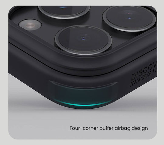 Nillkin Super Frosted Shield Pro Umschlag Rückseite Gehärtetes Glas 0.5mm Wasserdicht Schwarz (iPhone 17 Pro / iPhone 16 Pro)