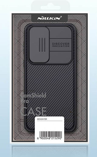 Nillkin Camshield Pro Umschlag Rückseite Kunststoff 1.6mm Schwarz (Galaxy S22+ 5G)