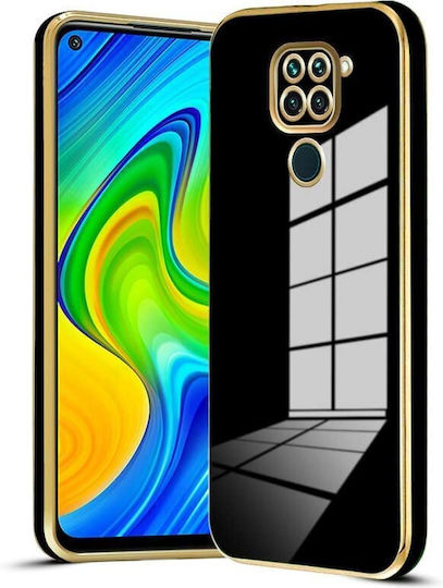 Bodycell Gold Plated Umschlag Rückseite Silikon Schwarz (Galaxy Note 9)