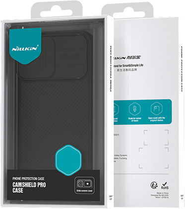 Nillkin CamShield Pro Задна корица Пластмаса / Силикон 0.2мм Магнитен Deep Purple (iPhone 15 Pro)