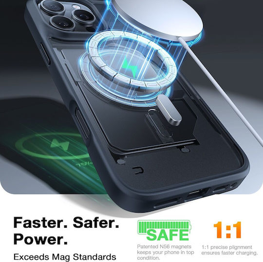 Torras Guardian-mag Rückseite Schwarz Für iPhone 16 Pro Max