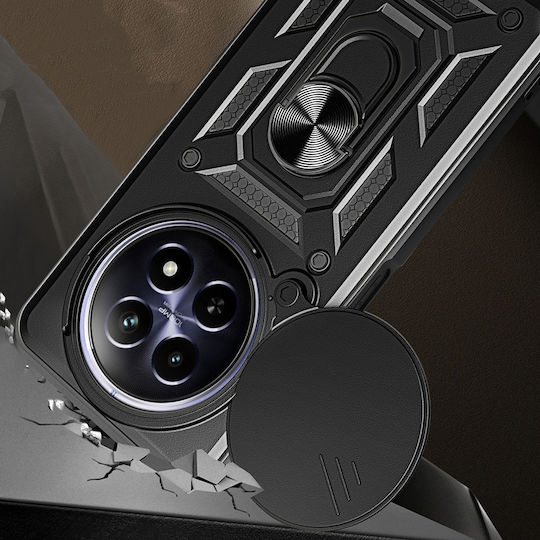 Techsuit Camshield Back Cover Πλαστικό / Σιλικόνης Μαύρο (Oppo Reno12 F, Oppo Reno12 FS)