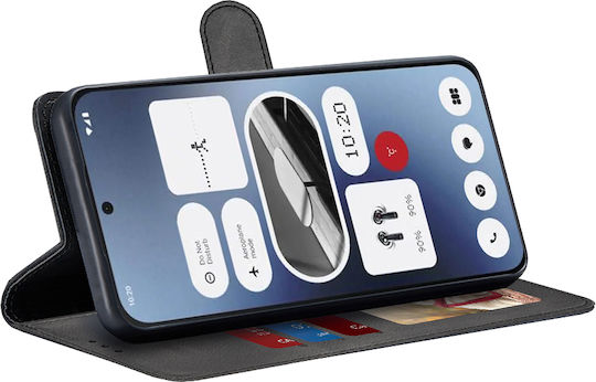 Techsuit Book Silicon Negru (Nimic Telefon (2a))