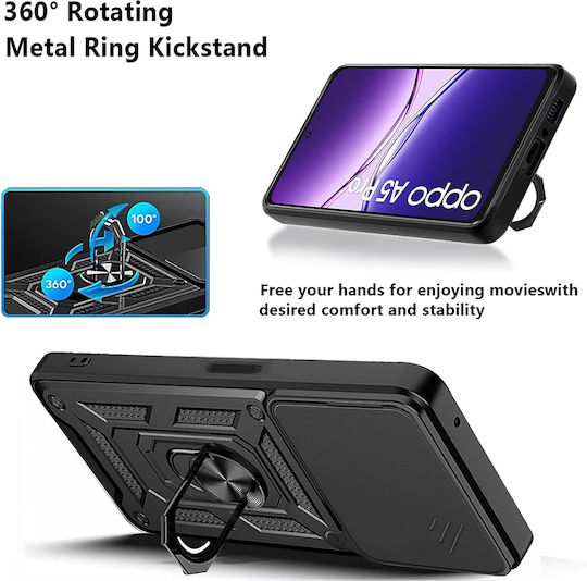 Techsuit Shield Back Cover Silicone Blue (Oppo A5 Pro)