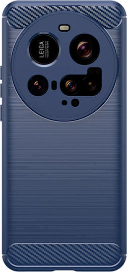 Techsuit Carbon Back Cover Silicone Blue (Xiaomi 15 Ultra)