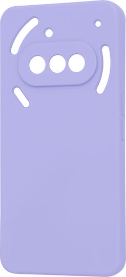 Techsuit Back Cover Silicone Purple (Nothing Phone (3a) - Techsuit)
