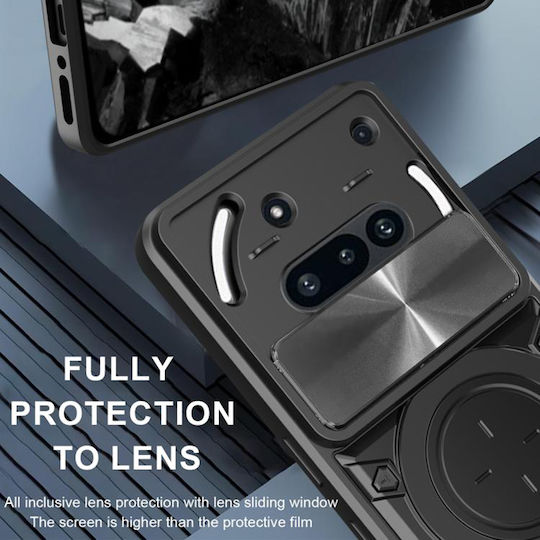 Techsuit Back Cover Metalic Roșu (Nothing Phone (3a))
