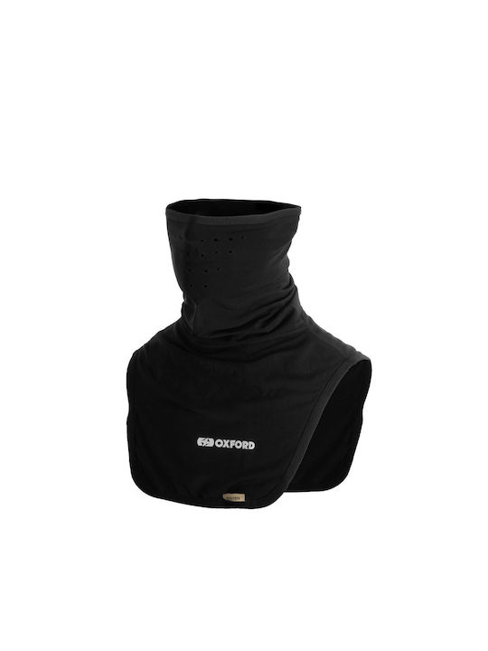Oxford Neck Tube Micro Fleece Шал за Врат за Мотоциклетист Флийс Черен Цвят