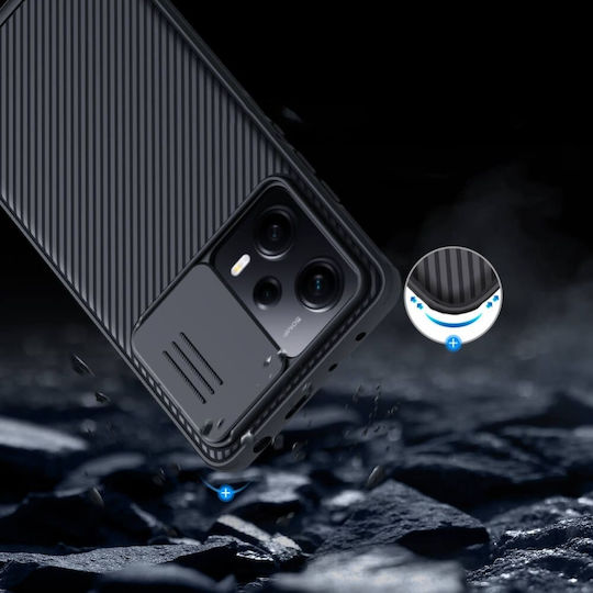 Nillkin Camshield Back Cover Plastic 0.2mm Black (Redmi Note 12 Pro 5G)