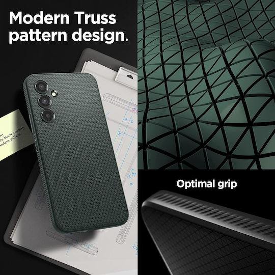 Spigen Liquid Air Umschlag Rückseite Silikon Abyss Green (Galaxy A54)