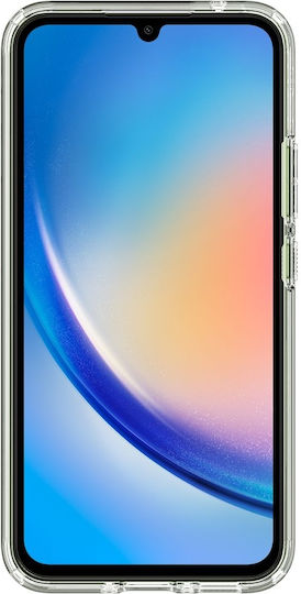 Spigen Ultra Hybrid Back Cover Plastic 2mm Crystal Clear (Galaxy A34)