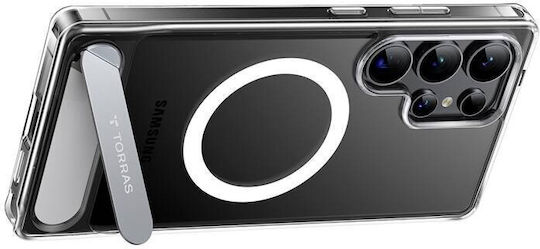 Torras Pstand Back Cover Σιλικόνης / Πλαστικό 1mm Διάφανο (Galaxy S25 Ultra)