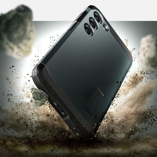 Spigen Tough Armor Back Cover Plastic / Silicon 2mm Abyss Green (Galaxy S23+)