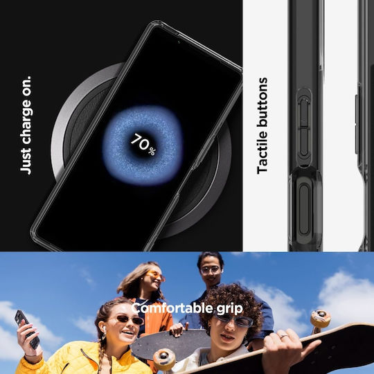 Spigen Ultra Hybrid Back Cover Πλαστικό 1.2mm με Λουράκι Zero One (Xperia 5 V)
