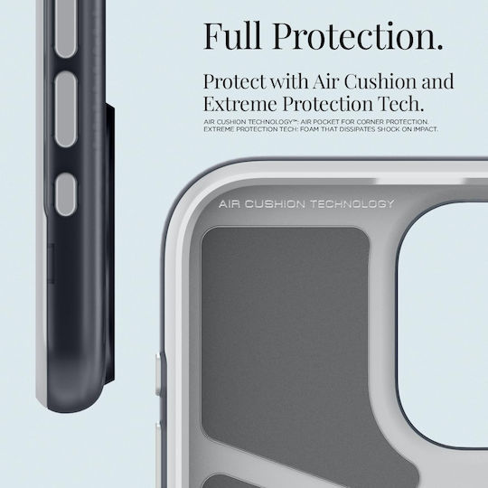 Spigen Classic C1 MagFit Задна корица Силикон Сив (iPhone 15 Pro Max)