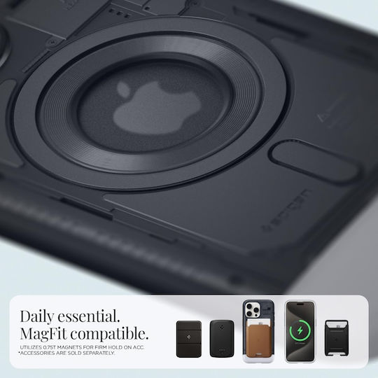 Spigen Classic C1 MagFit Задна корица Силикон Сив (iPhone 15 Pro Max)