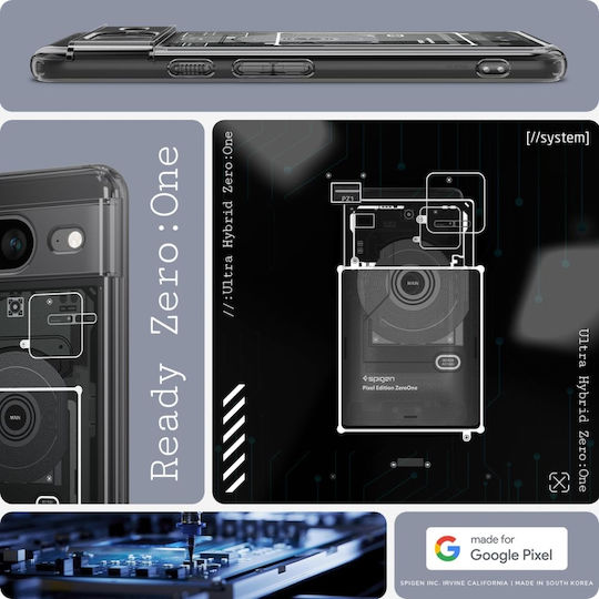 Spigen Back Cover Plastic 2mm Zero One (Google Pixel 8)