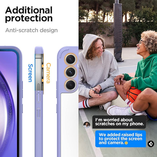 Spigen Ultra Hybrid Back Cover Plastic 2mm Awesome Violet (Galaxy A54)