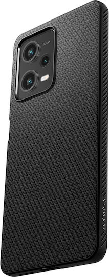 Spigen Liquid Air Umschlag Rückseite Silikon Schwarz (Redmi Note 12 Pro / Poco X5 Pro)