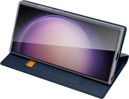 Dux Ducis Skin Pro Book Piele / Piele artificială Albastru (Samsung S24 Ultra)