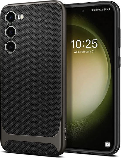 Spigen Neo Hybrid Back Cover Plastic / Silicone 2mm Gunmetal (Galaxy S23)