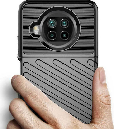Powertech Back Cover Σιλικόνης Μαύρο (Xiaomi Mi 10T Lite)